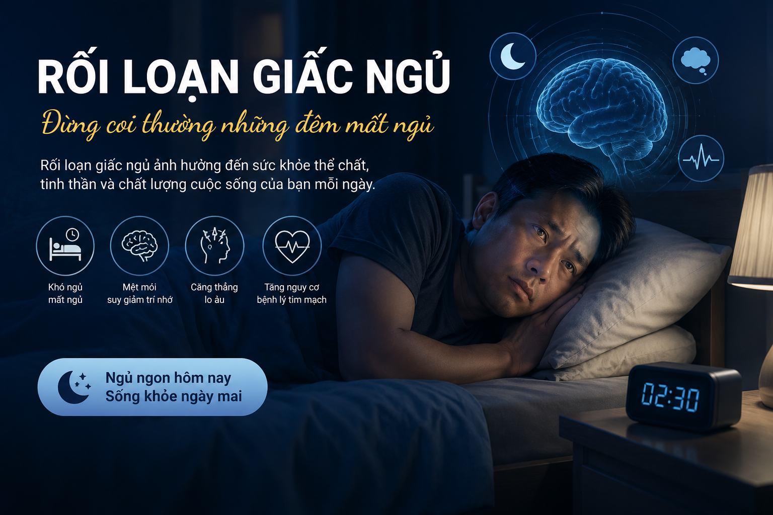 Rối Loạn giấc ngũ trên bệnh nhân đái tháo đường